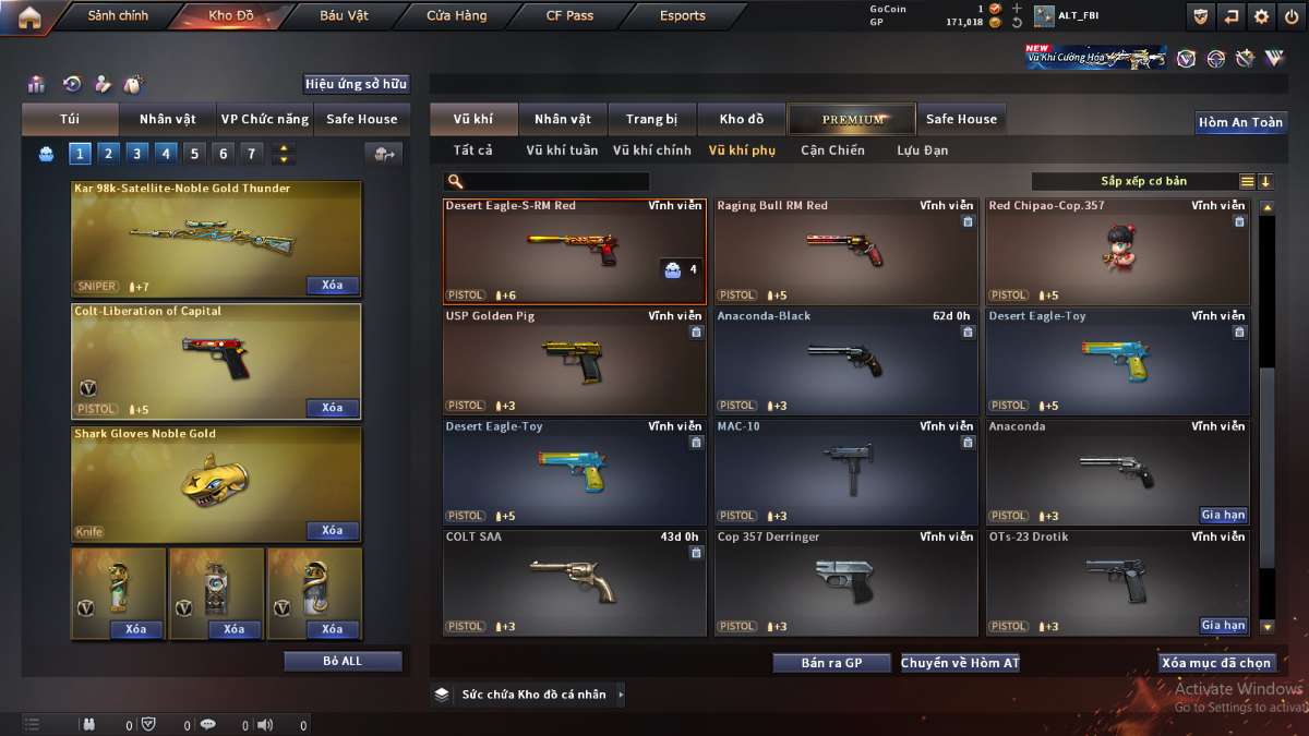 shop acc cf uy tin gia re